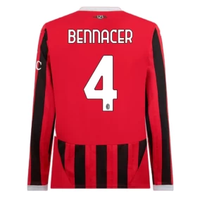 Prima Maglia Bennacer AC Milan 2024/2025 Manica Lunga